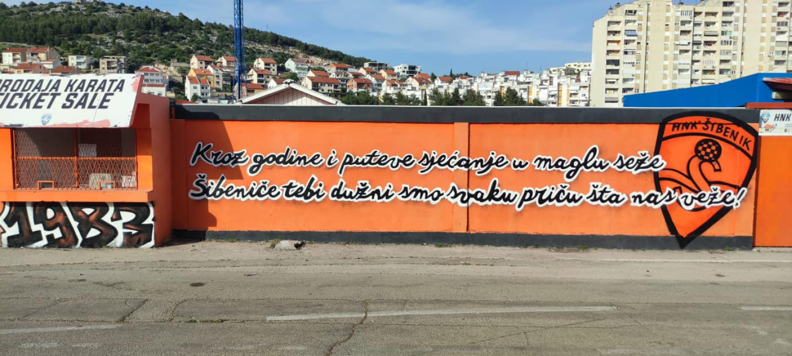 Na zapadnoj tribini Funcuti izradili mural posvećen Draženu Goviću: 'Jedan od nas'   