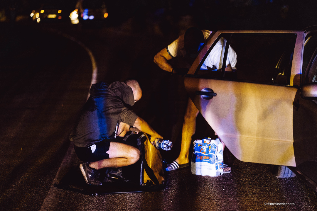 Fotogalerija i video: Bitka s vatrom u Zatonskoj ulici koja spaja Zaton i Benkovačku cestu