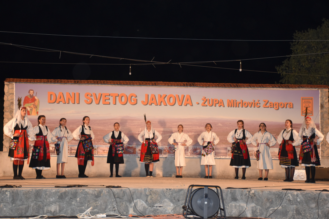Večer folklora u Mirloviću povodom sv. Jakova, pozornica ljepote tradicijske kulture