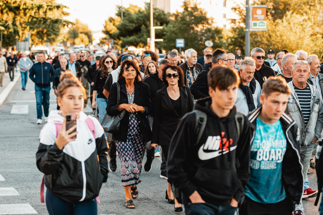 Šibenčani komemoracijom na Baldekinu i mimohodom obilježili 31. obljetnicu Rujanskog rata