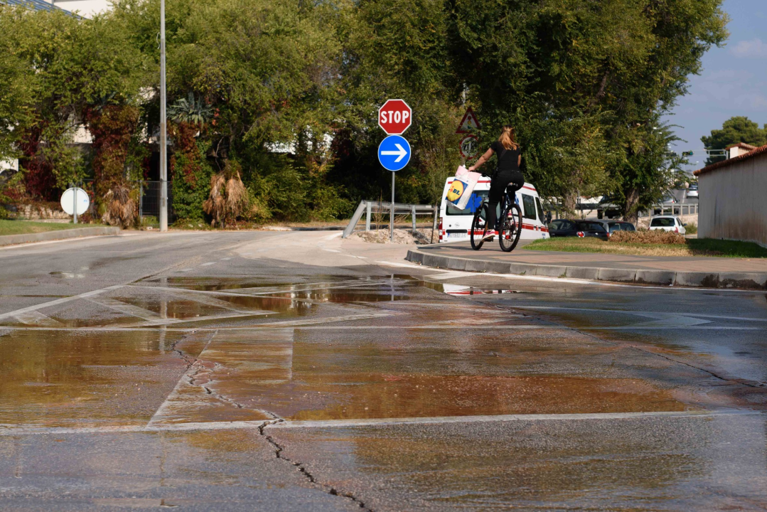U Vodicama su u tijeku najavljeni radovi, nema poplave