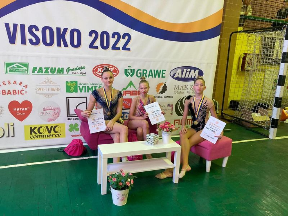 Uspjeh ritmičarki GK Šibenik-Dalmacija: Antei Mileti zlato i srebro, Dori Jurčević zlato 