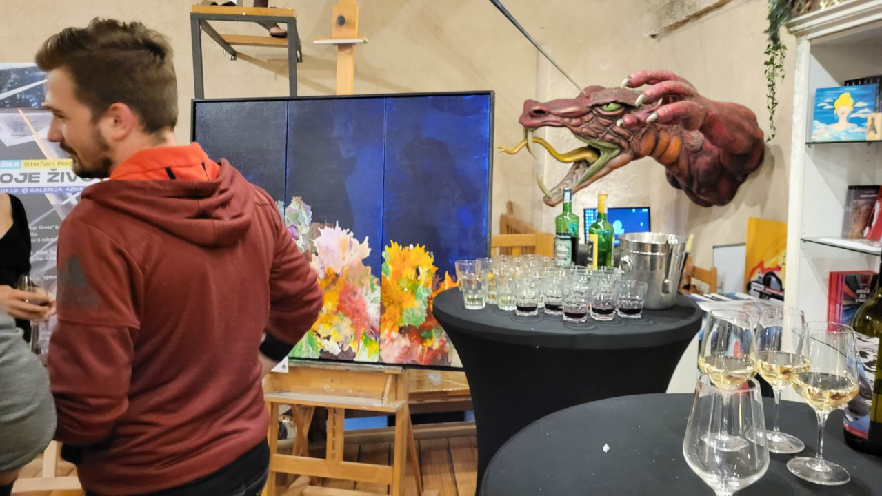 Otvorena izložba 'Boje Života' Stefana Pašare: 'Ako možeš razumjeti moju umjetnost onda možeš i mene' 