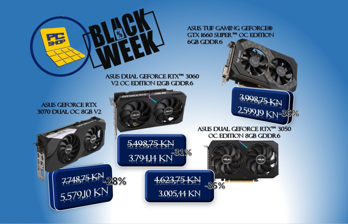 Trgovina Procesor za Crni petak časti odličnim popustima sve do 60 posto!