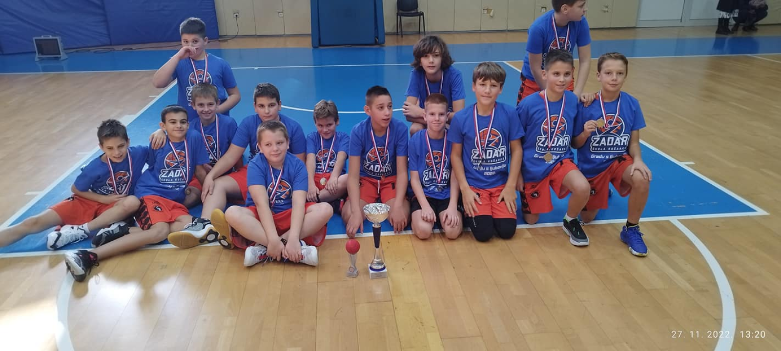 Dječaci škole košarke Dražen Petrović drugi u Zadru, Karlo Slavica u najboljoj petorki turnira