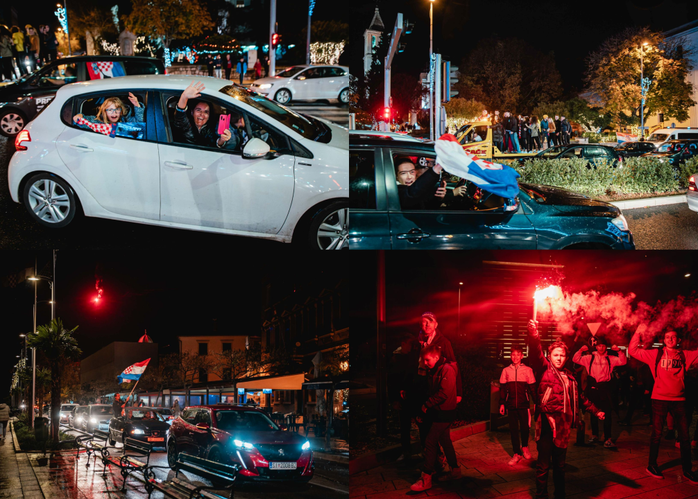 Samba na vučnoj službi! Šibenik je u transu, pogledajte ludilo na ulicama nakon prolaska u polufinale