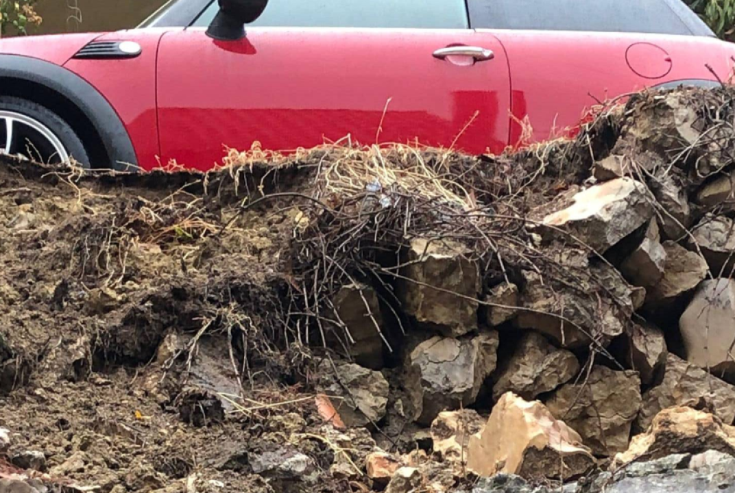 I dalje traju muke s odronima po Škopincu: Iz Grada kažu da su u procesu usklađivanja geodetskih podloga, ma što to značilo