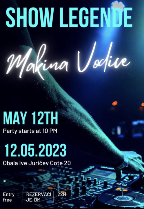 Zabavite se ovog petka u Makine uz Show Legende!