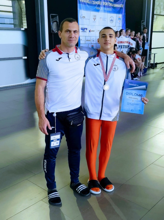 Dišpetov gimnastičar Roko Zorić juniorski viceprvak Hrvatske