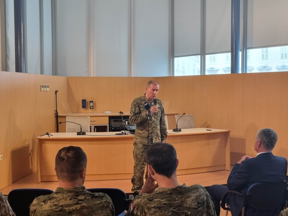 Polaznici 25. naraštaja Ratne škole 'Ban Josip Jelačić' u posjetu Šibeniku i Šibensko-kninskoj županiji  