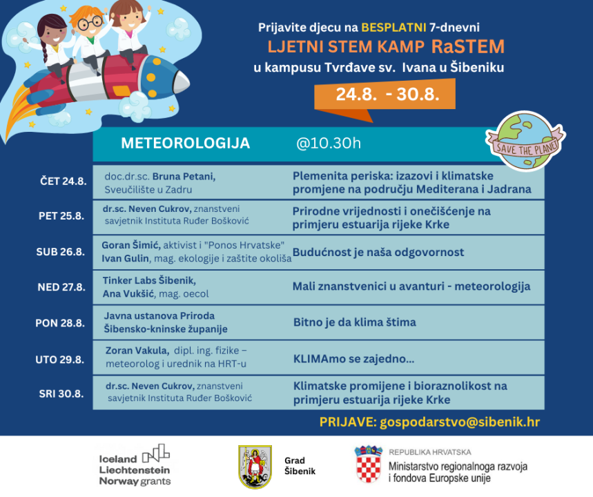 Prijavite djecu na BESPLATNI 7-dnevni ljetni STEM kamp RaSTEM! 