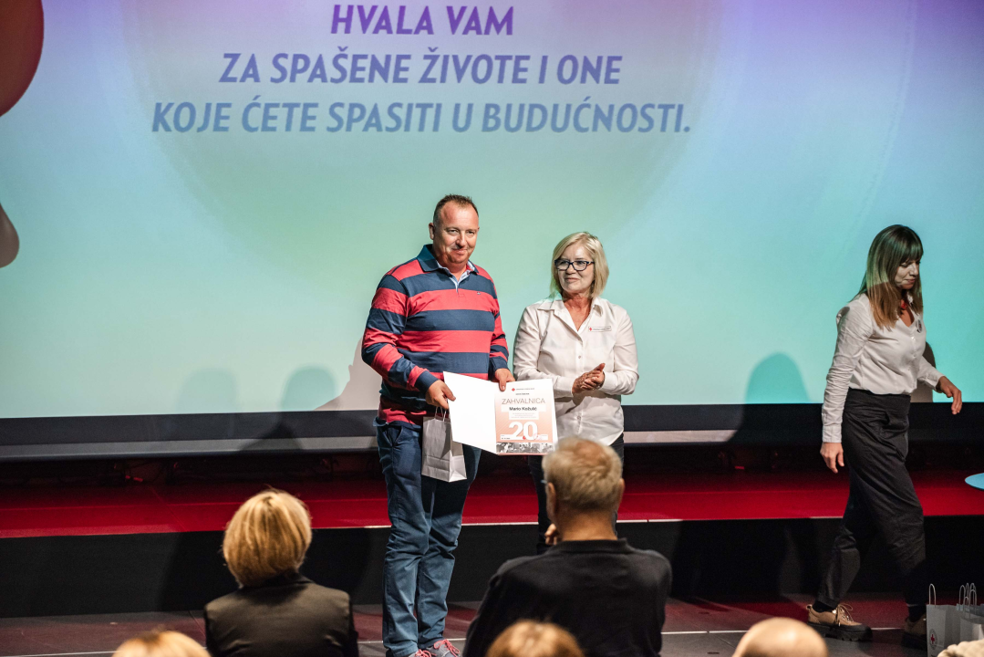 Svečanost Crvenog križa u Arsenu: 'Za krv se nikad neće naći adekvatna zamjena'