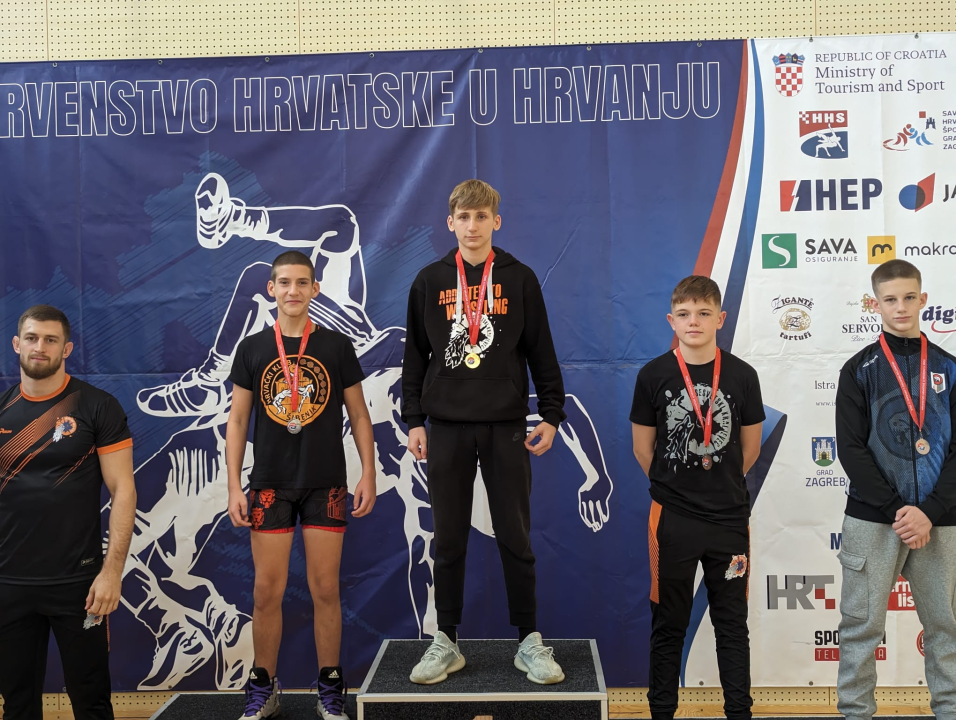 Jan Slavica prvak je Hrvatske među mlađim dječacima, Bulat viceprvak, Shapovalov treći