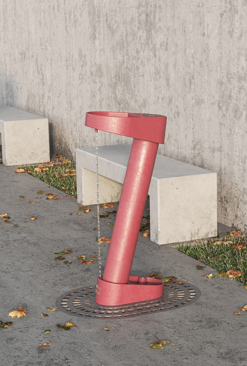 Oblikovano idejno rješenje česme za pitku vodu na javnim površinama u Šibeniku 