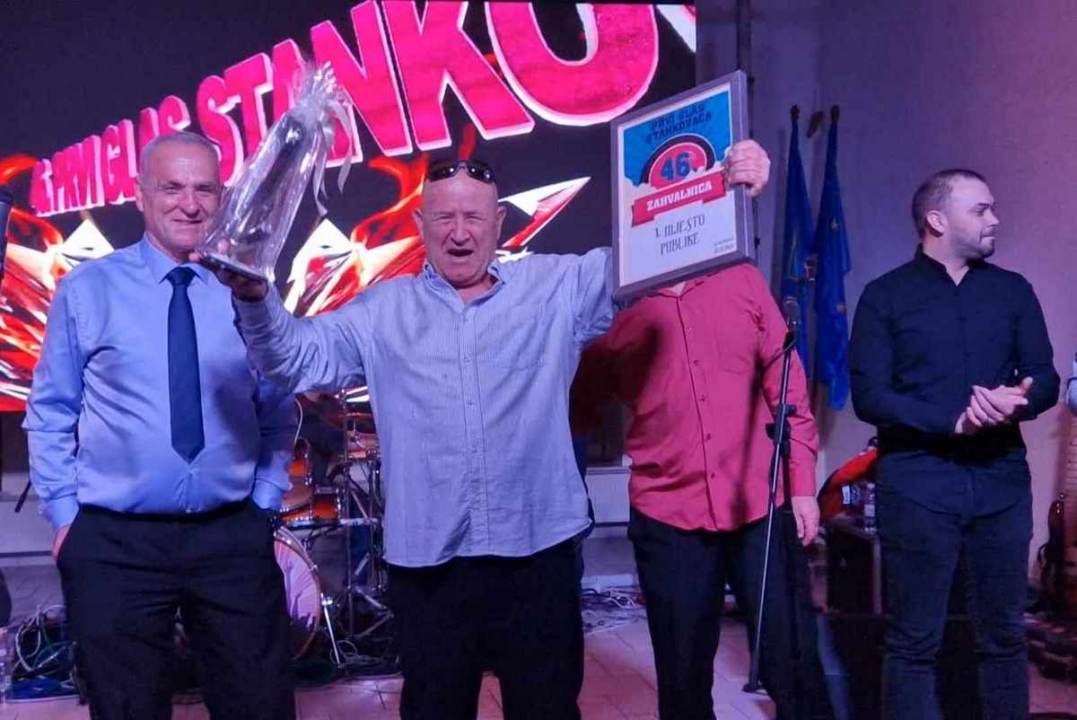 Ratko Jovančević pobjednik festivala  'Prvi glas Stankovaca'
