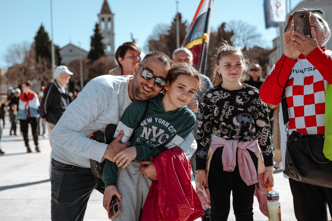 Šibenčani masovno dočekali svjetske prvake, Tucak: 'Gdje god pođem osjećam ljubav koju mi pružate'