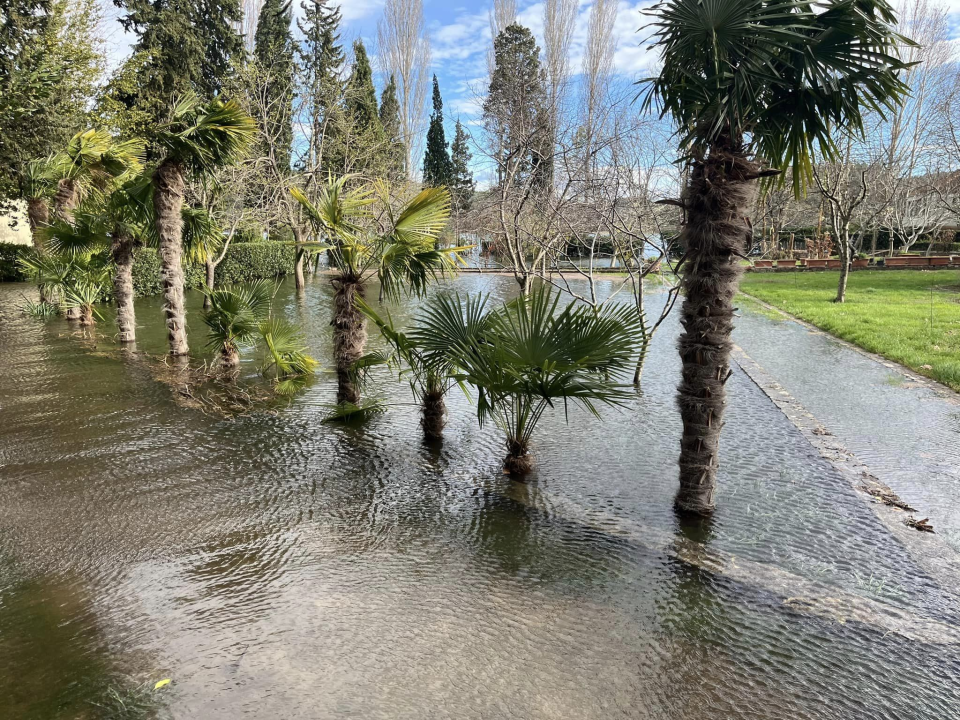Visok vodostaj Krke poplavio dio Visovca