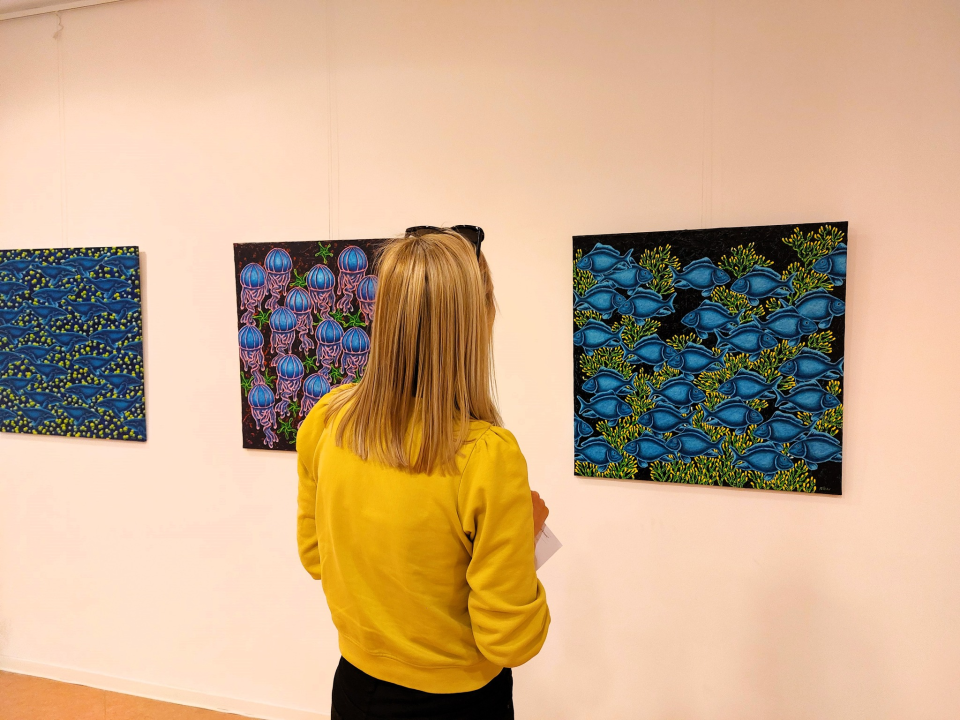 U knjižnici otvorena izložba Marina Štokića