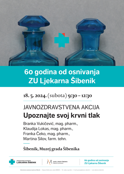 Ljekarna Šibenik osnovana je prije 60 godina, u povodu toga pripremili zanimljiv program