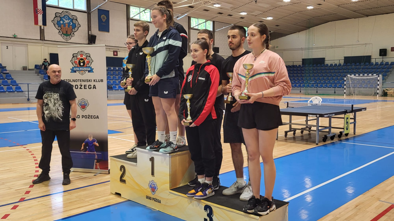 Stolnotenisačice STK Šibenik viceprvakinje Hrvatske