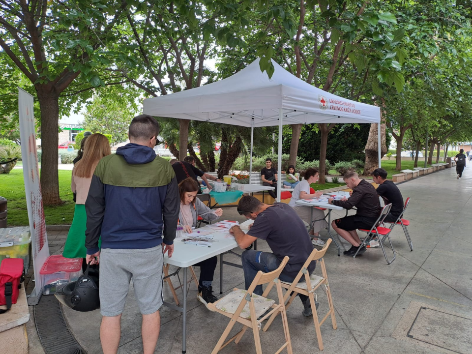 Akcija upisa u Hrvatski registar dobrovoljnih darivatelja krvotvornih matičnih stanica u Vodicama