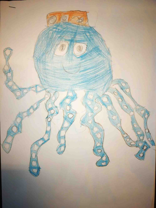 Hobotnica djevojčice Ivone pobjednički je rad na natječaju za maskotu Dalmare shopping centra!