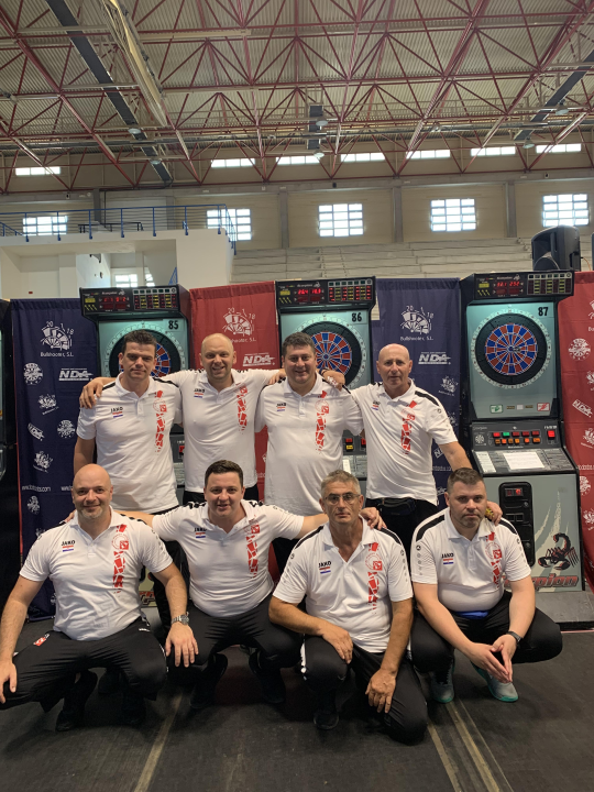 Zapažen nastup hrvatske pikado reprezentacije na EDU Europskom prvenstvu