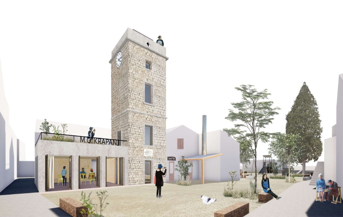 Na Krapnju će se rekonstruirati stari toranj sa satom i pripadajući trg