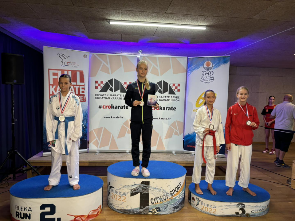 Odličan rezultat Karate kluba Okit iz Vodica na Cro Openu