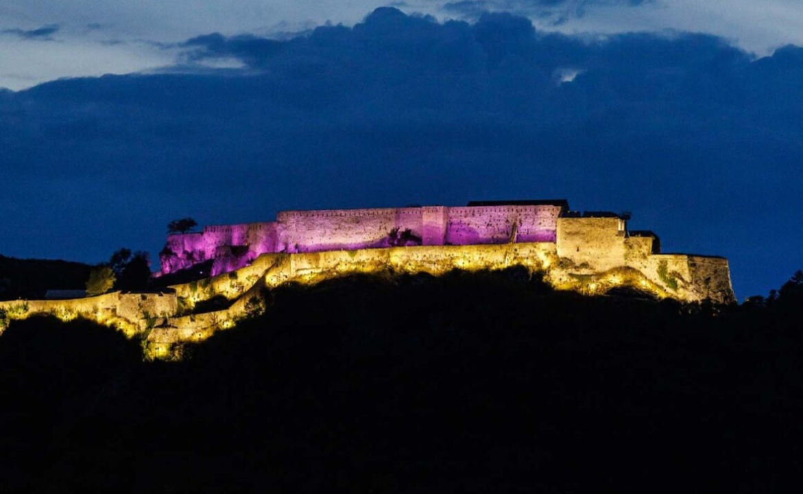 Knin obilježio Svjetski dan sepse ružičastim svjetlima tvrđave