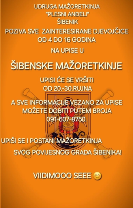 Počinju upisi mažoretkinja u Šibeniku i Pirovcu, donosimo detalje