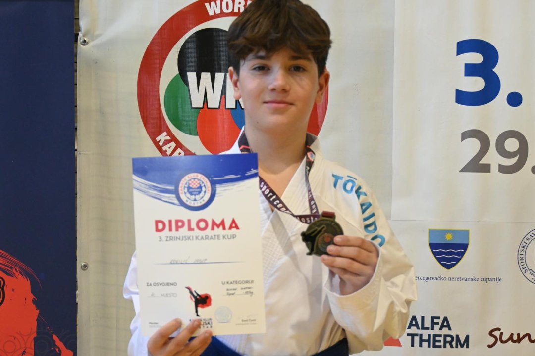 Vodički Okit među tri najbolja karate kluba od njih 50 na mostarskom turniru
