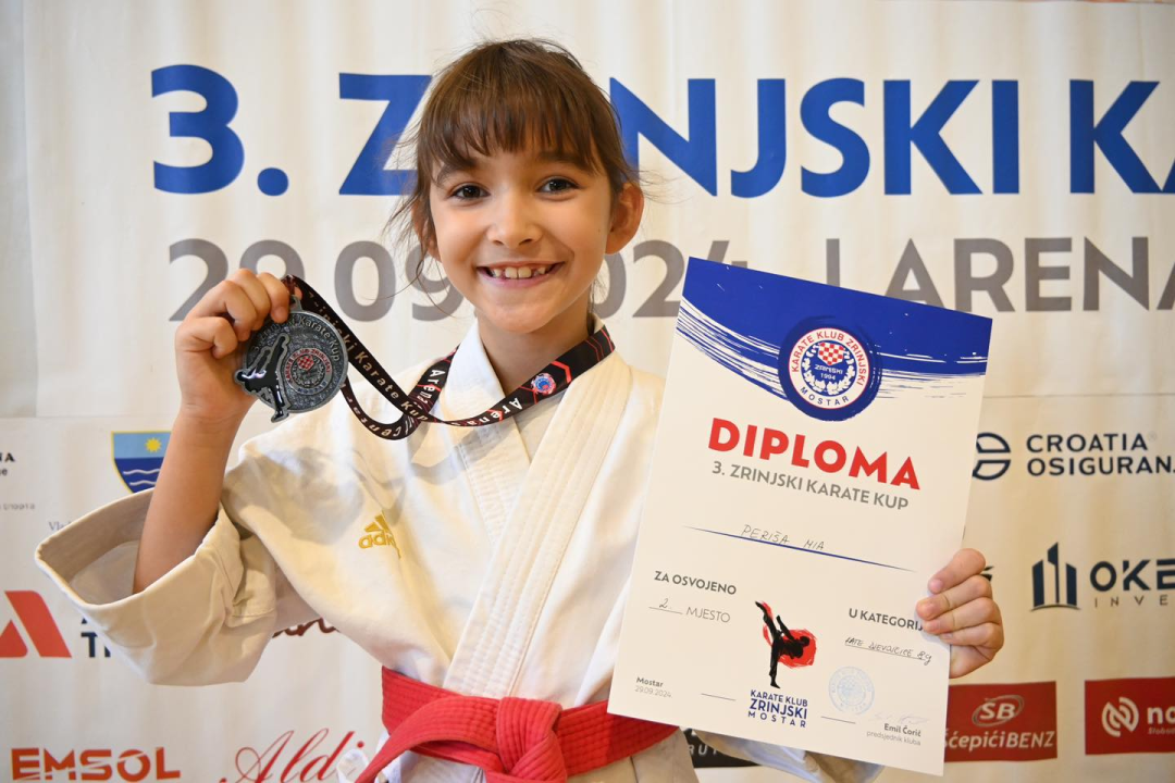 Vodički Okit među tri najbolja karate kluba od njih 50 na mostarskom turniru