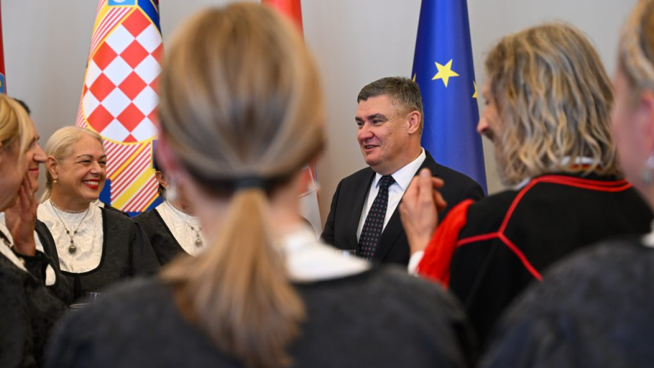 Šibenski 'Kolaši' u posjetu predsjedniku Milanoviću