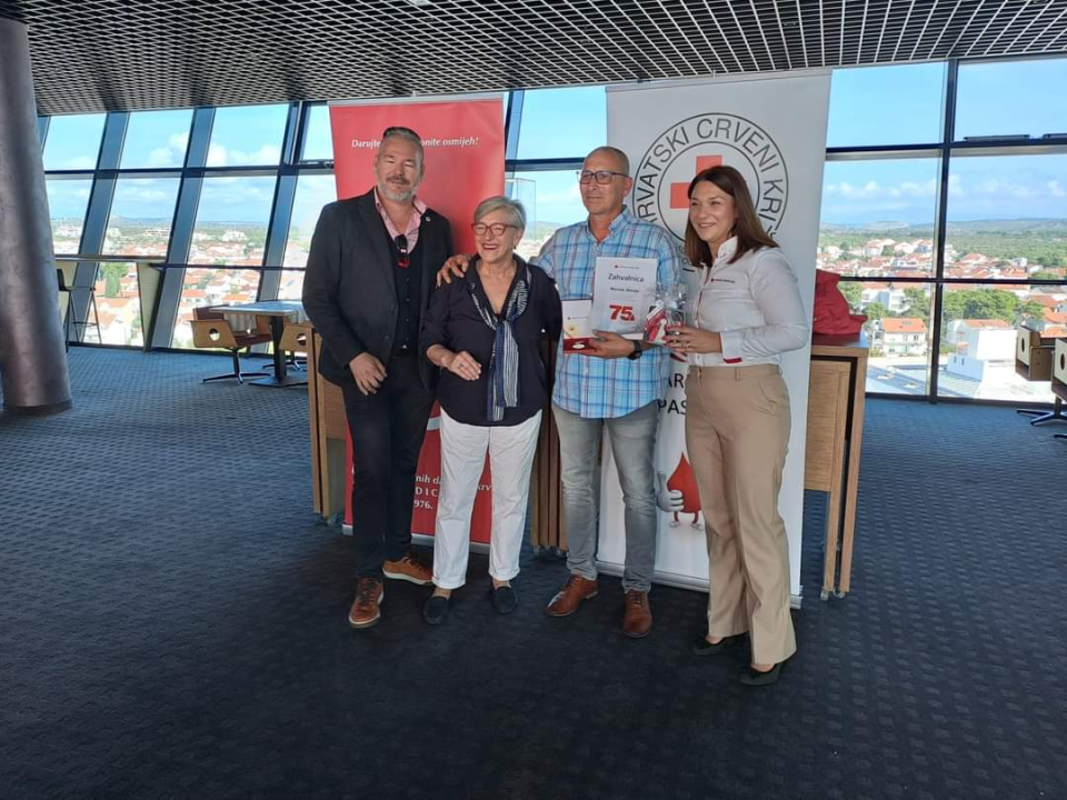 Vodičani Robert Pašara i Slavko Minčić po sto puta darovali krv