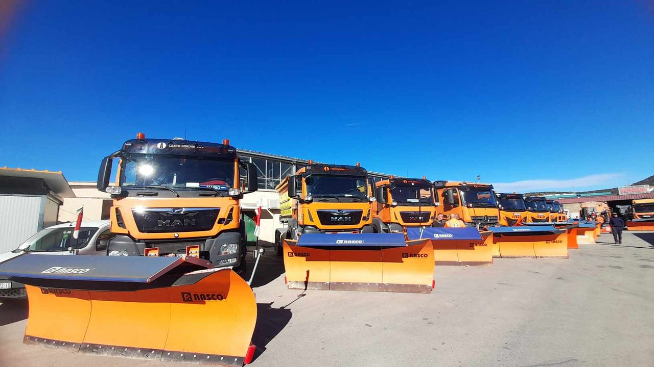 Ceste Šibenik spremne i u pripravnosti za zimske uvjete na prometnicama 