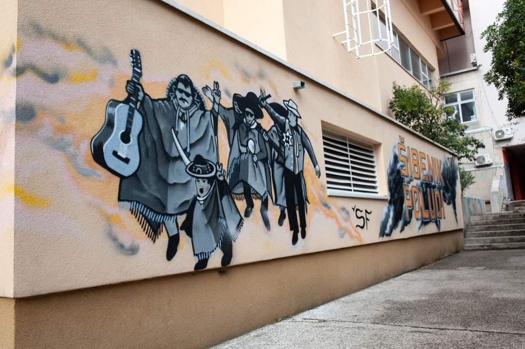 Šibenik diše narančasto: Kvartovi postaju galerije za navijačku umjetnost