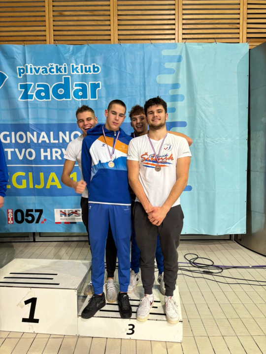 Svih šest plivača Šibenika došlo do postolja na regionalnom natjecanju u Zadru
