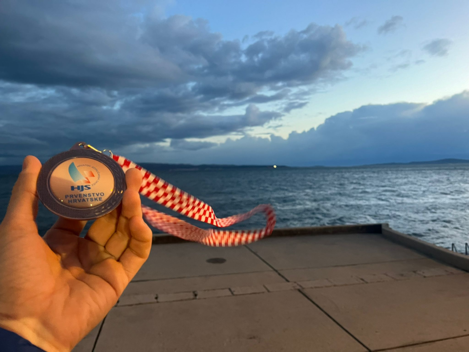 Jedriličar Šibenika Milan Vujasinović brončani na Prvenstvu Hrvatske u Splitu