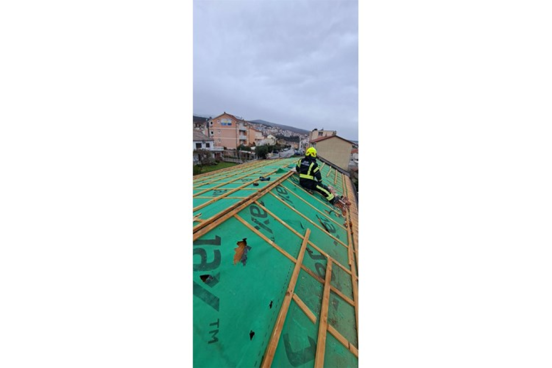 Olujno nevrijeme stvara probleme: Vatrogasci bilježe povećan broj intervencija