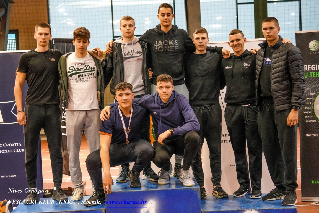 FOTO: Veslači Krke na Prvenstvu Hrvatske na ergometru: Šimi Grubišiću bronca i 21 sekundu bolji rezultat