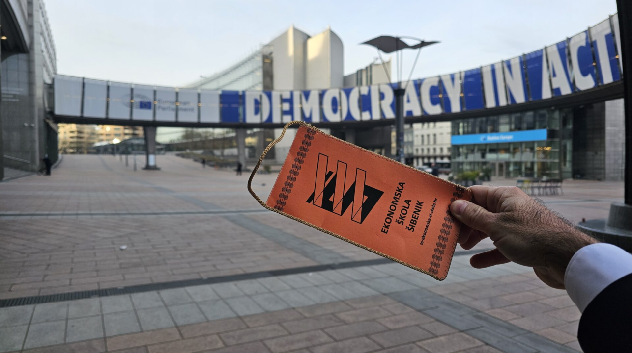 Šibenska Ekonomska škola u Bruxellesu sudjelovala na edukaciji u Europskom parlamentu