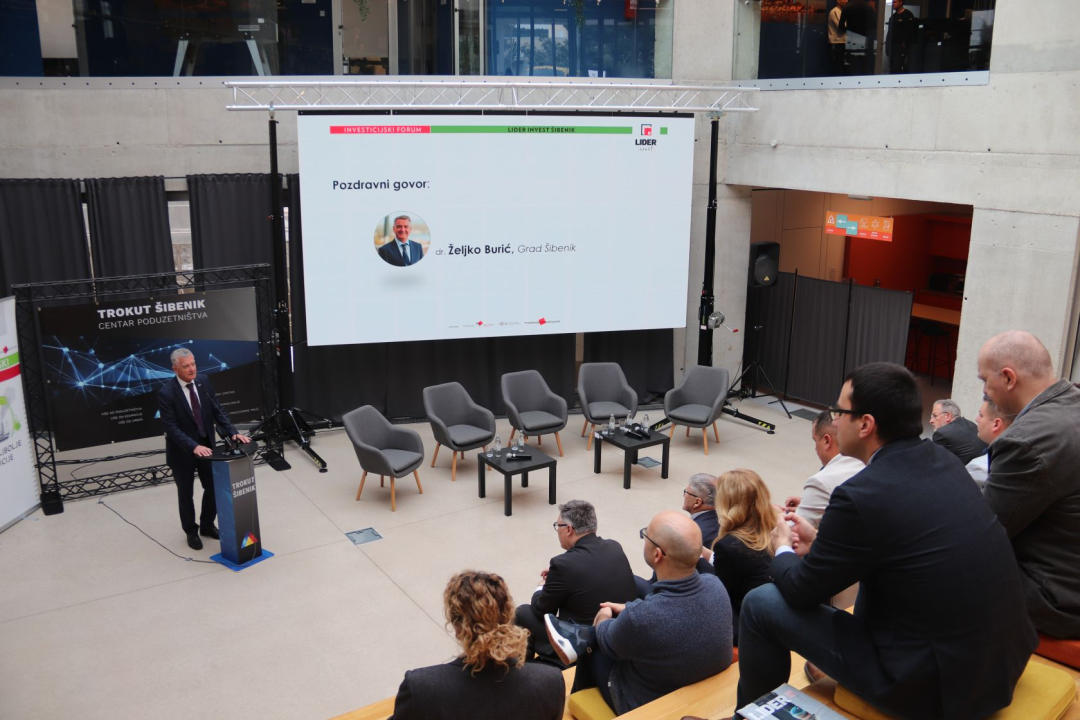 Gradonačelnik Burić na forumu Lider invest: ‘Šibenik je predvodnik industrijskog procvata na jadranskoj obali’