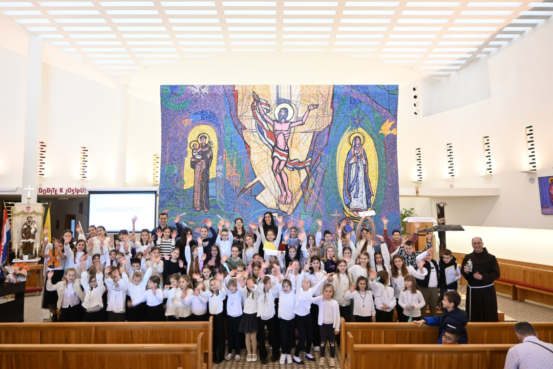 Dječji zbor sa zagrebačke Knežije gostovao u Župi sv. Ante Padovanskog na Šubićevcu