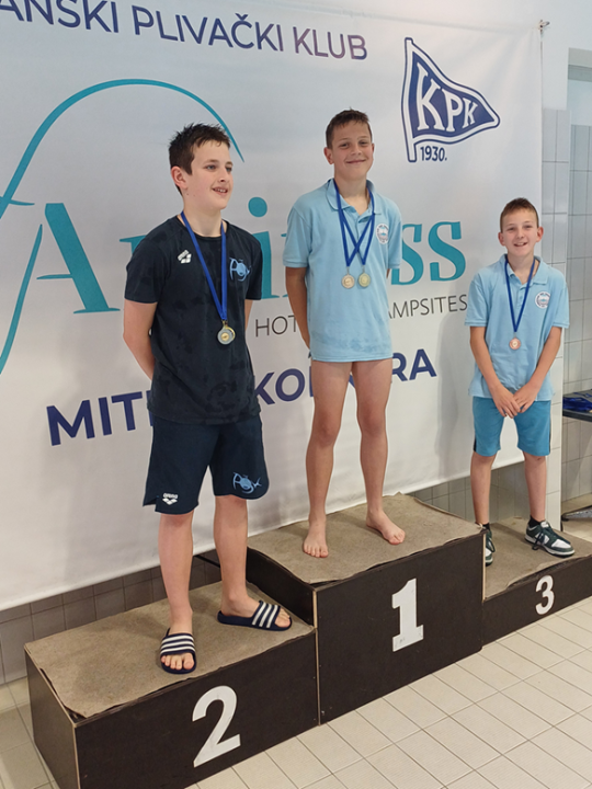 Plivačima Mora medalje na Korčuli