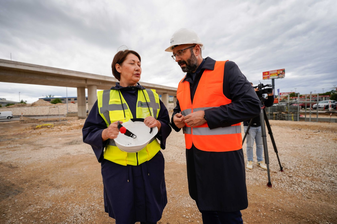 Radovi na čvoru Mandalina napreduju prema planu