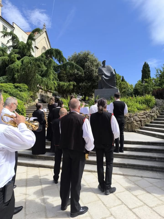 Šibenski glazbari prodefilirali gradom u povodu Dana državnosti