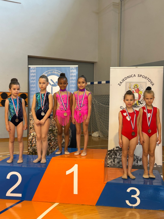  Uspješan vikend za gimnastičarke šibenskog Neba na kvalifikacijama za Državno prvenstvo