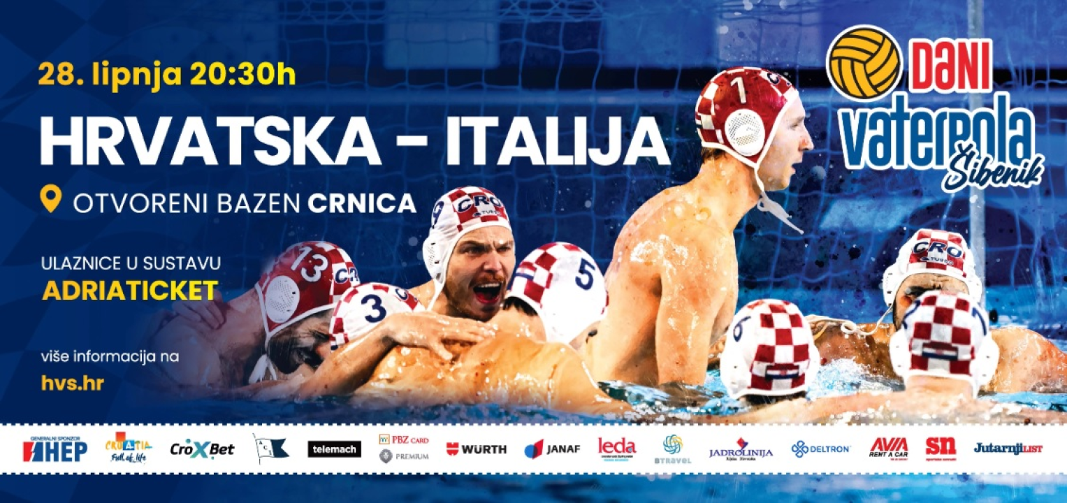 FOTO Provjerite tko su dobitnici ulaznica za vaterpolo utakmicu Hrvatska – Italija!