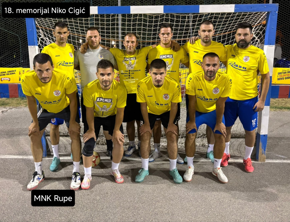 Završnica malonogometnog turnira 'Hrvatski vitez Niko Cigić